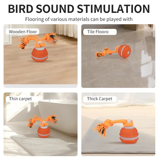 Smart Rolling Ball Toy for Dogs - Electric Indoor Training Ball for Pet Stimulation and Entertainment, Durable Bite-Resistant Design for Boredom Relief