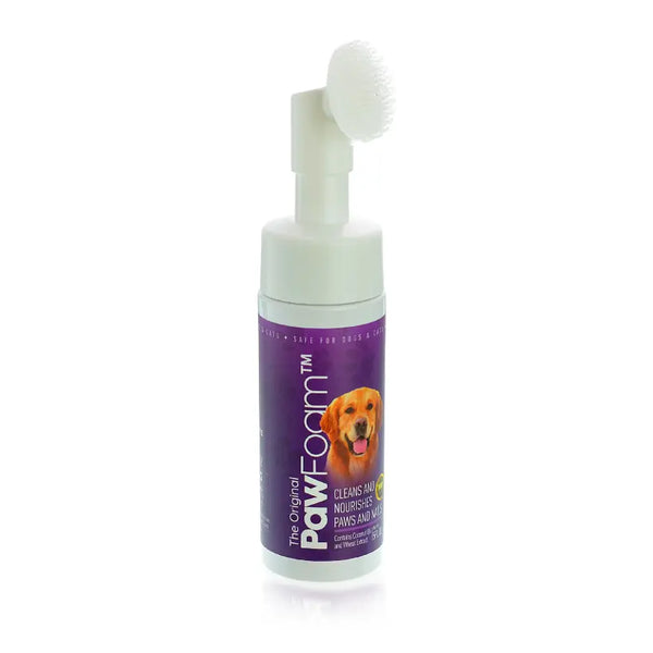 Pawfoam No-Rinse Pet Paw Cleaner for Dogs and Cats - Moisturizing and Nourishing Formula, 5 FL. OZ.